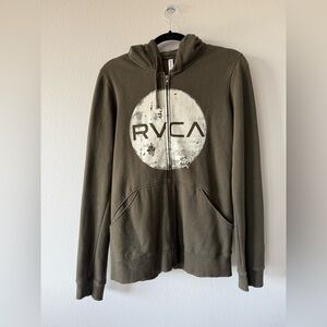 RVCA full zip hooded sweatshirt